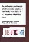 Normativa de espectculos, establecimientos pblicos y actividades recreativas de la Comunidad Valenciana
