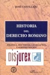Historia del Derecho Romano. Poltica, Doctrinas, Legislacin y Administracin