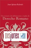 Diccionario de definiciones y reglas de Derecho Romano. 2 Edicin