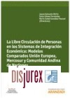 La libre circulacin de personas en los sistemas de integracin econmica : modelos comparados Unin Europea , Mercosur y Comunidad Andina de Naciones
