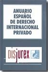 Anuario Espaol de Derecho Internacional Privado 2005. Tomo V