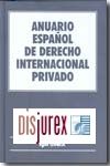 Anuario Espaol de Derecho Internacional Privado 2008. Tomo VIII